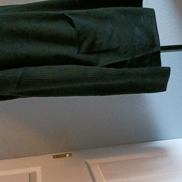 NWOT Denim & Co.V-Neck Drop-Shoulder Long-Sleeve Pocketed Tunic - Size XS - Picture 6 of 7